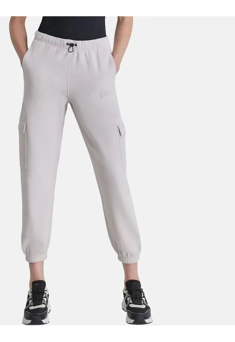 Pantaloni de trening cu buzunare cu clapeta,