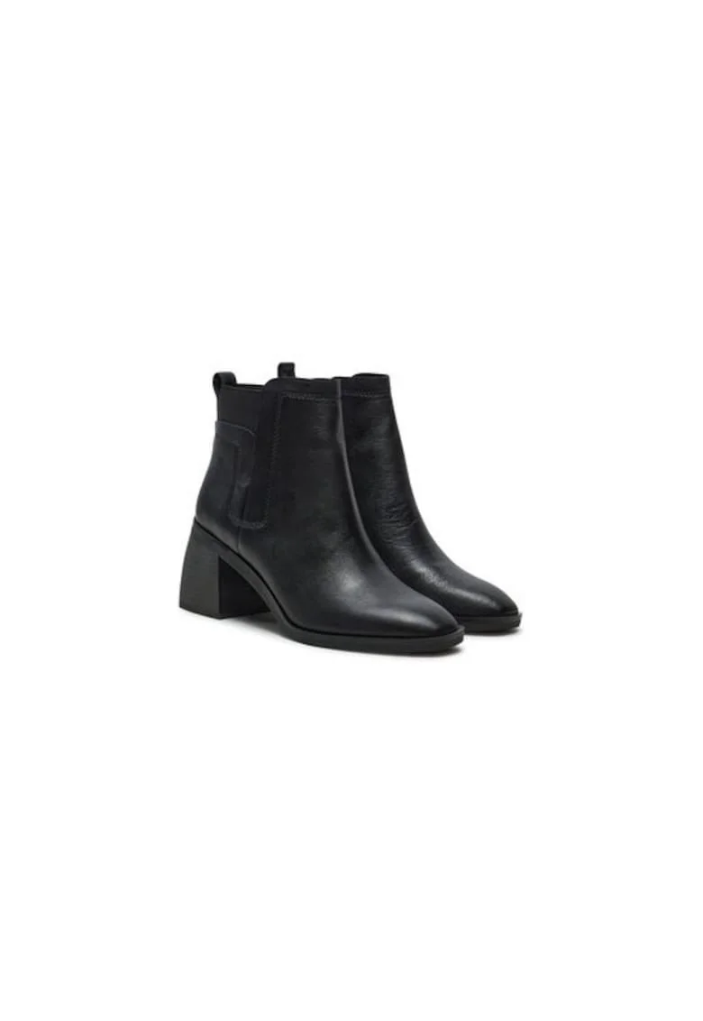 Ghete dama  304205392, Piele naturala, Negru, Negru