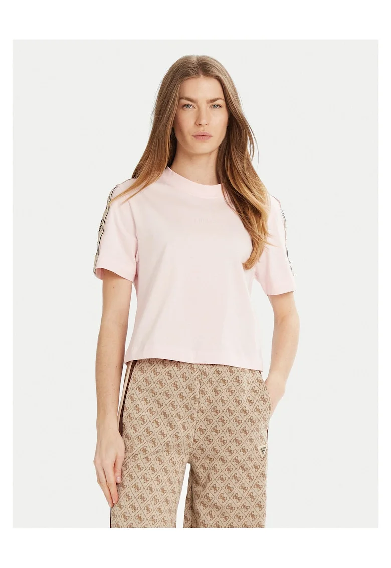 Tricou dama,  bumbac, roz,