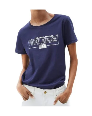 Tricou  Betty PL504815, bumbac, bleumarin,