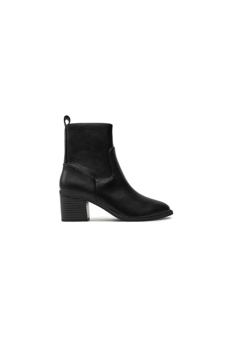 Ghete dama  304429033, Piele ecologica, Negru, Negru