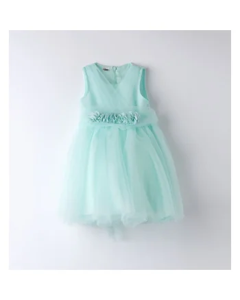 Rochie eleganta cu tull pentru fete,  4.8313, Aqua