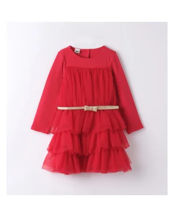 Rochie eleganta cu tull pentru fetite, 4.7557, Rosu