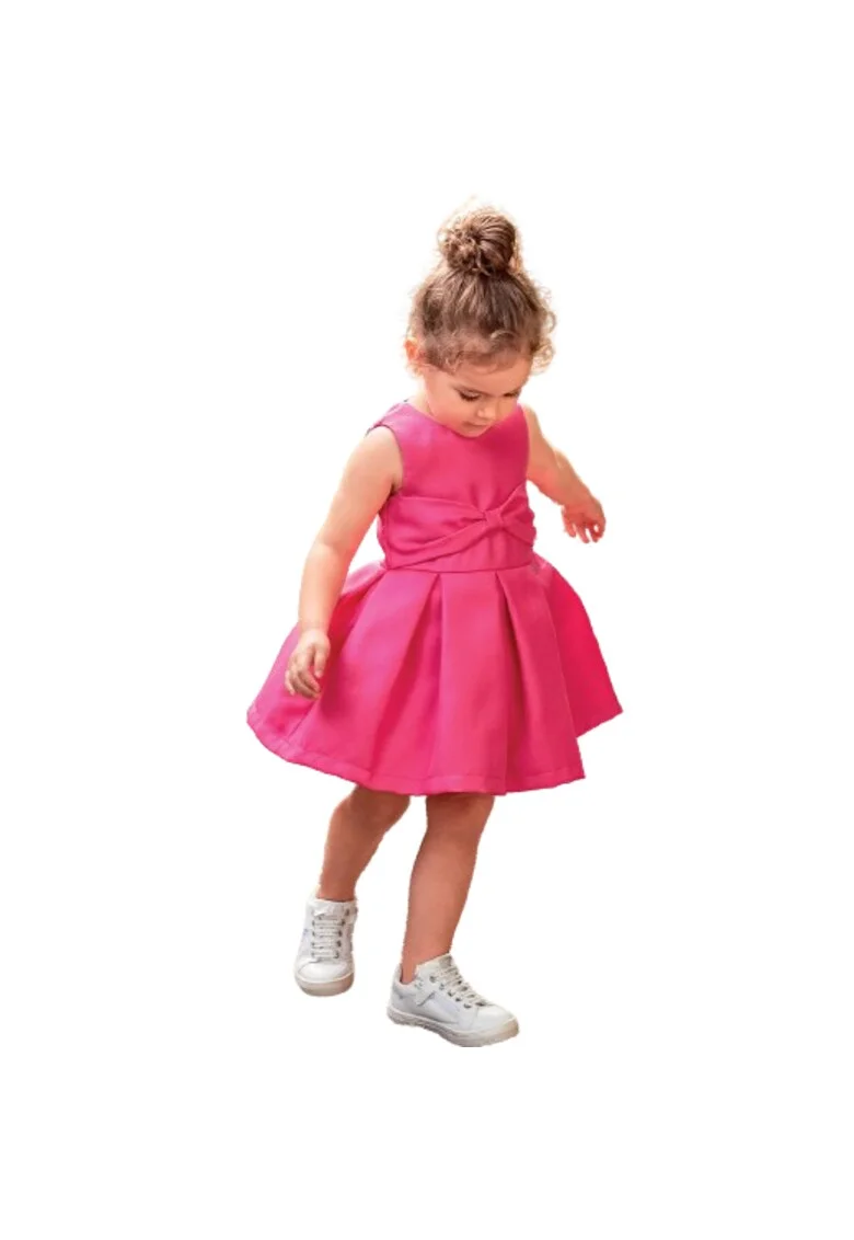 Rochie eleganta mikado pentru fete,  0.8333, Fucsia