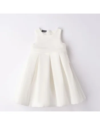 Rochie eleganta cu dantela si tull pentru fete,  0.6242, Alb