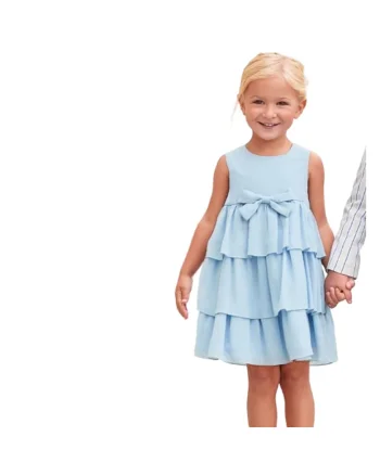 Rochie eleganta cu dantela pentru fete,  0.6246, Albastru, Albastru