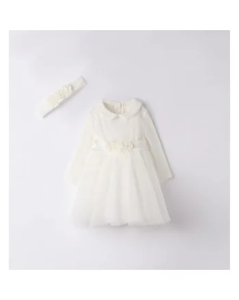 Rochie eleganta cu tull pentru bebe fetite,  3.7747TI23