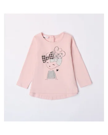 Bluza cu imprimeu pentru fetite,  4.7573, Roz
