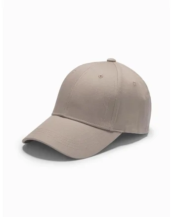 Sapca baseball cu model uni, Maro taupe