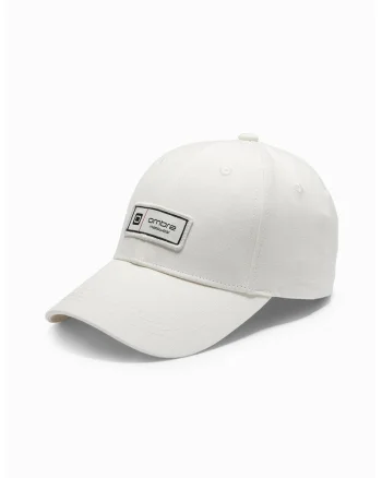 Sapca baseball cu logo, Alb murdar