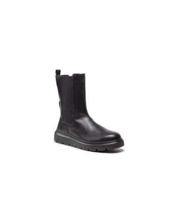 Ghete dama  301300618, Piele naturala, 35 EU, Negru