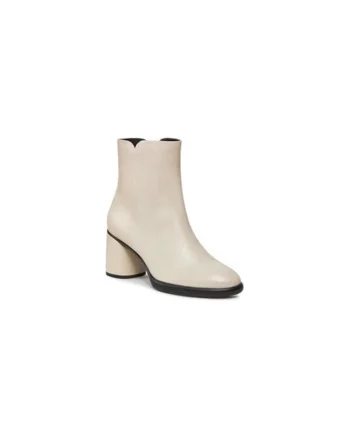 Ghete dama  303178871, Piele naturala, Alb, Alb