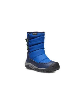 Ghete baieti  303193768, Piele ecologica, Albastru, Albastru
