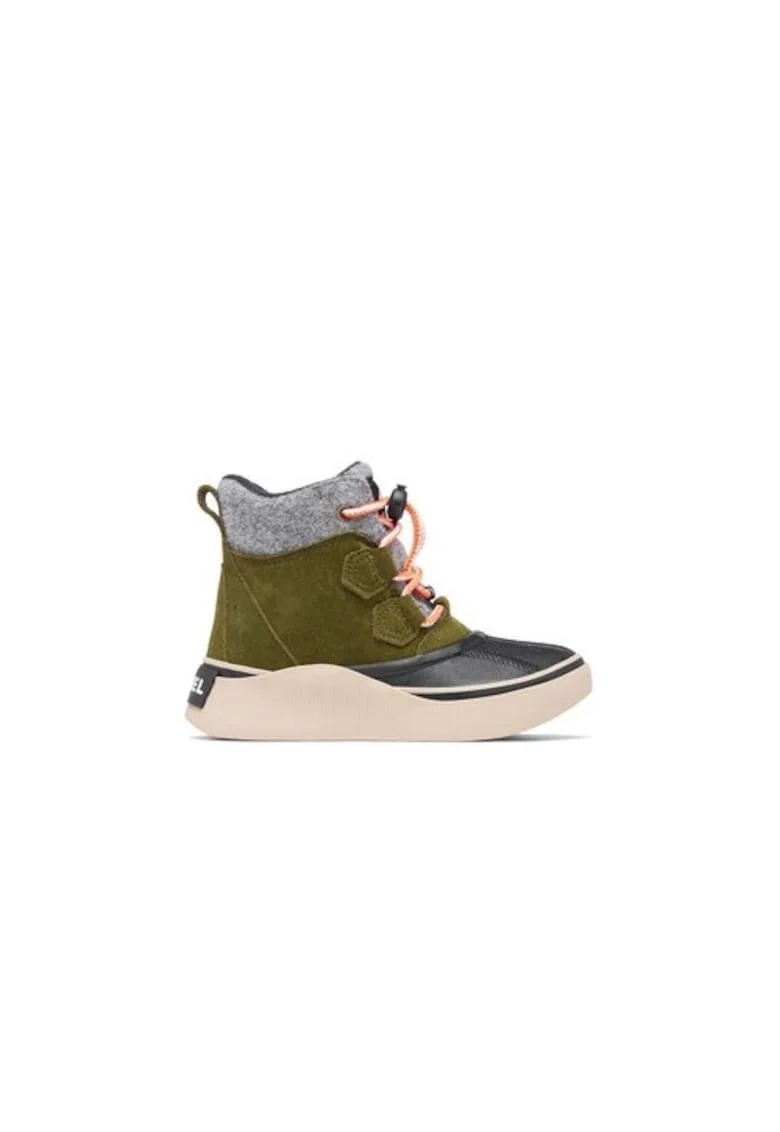 Ghete fete  304096730, Piele naturala, 34 EU, Verde