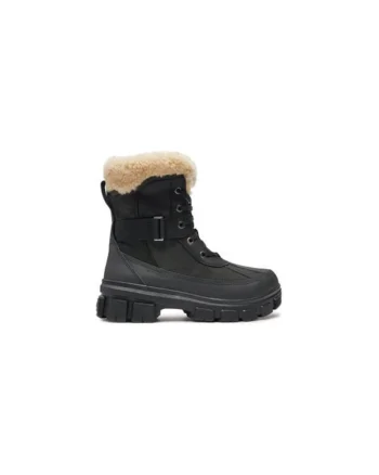 Ghete dama  304096884, Piele naturala, Negru, Negru