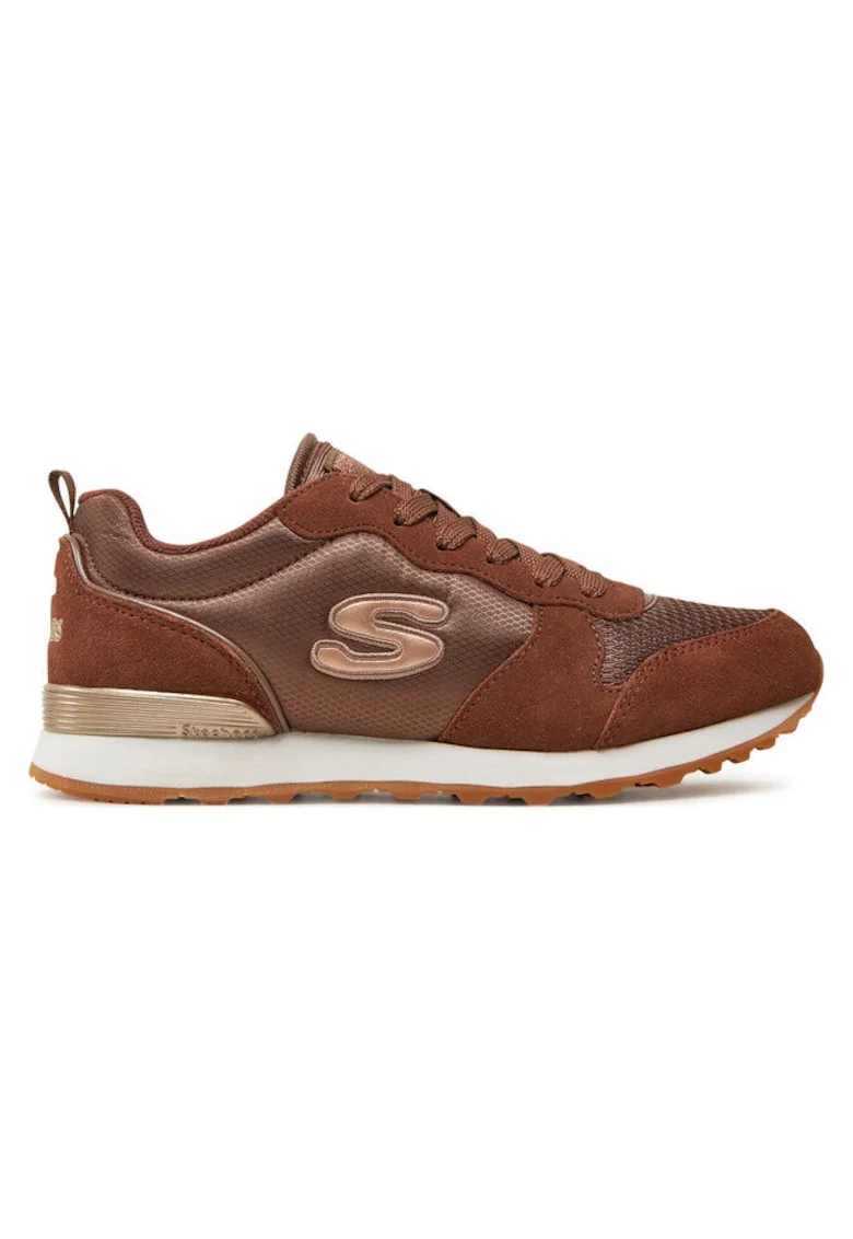 Pantofi sport dama  din piele naturala, Maro