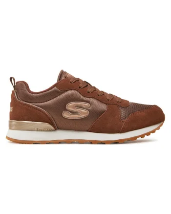 Pantofi sport dama  din piele naturala, Maro