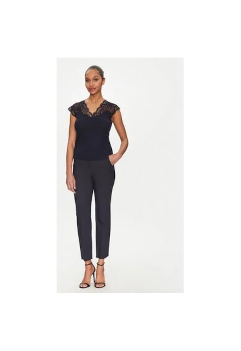 Bluza dama,  305252890, Poliester/Viscoza, Albastru, Albastru
