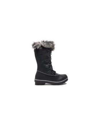 Ghete dama  304342691, Piele ecologica, Negru, Negru