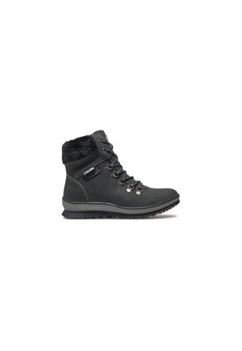 Ghete dama  304392535, Piele ecologica, Negru, Negru