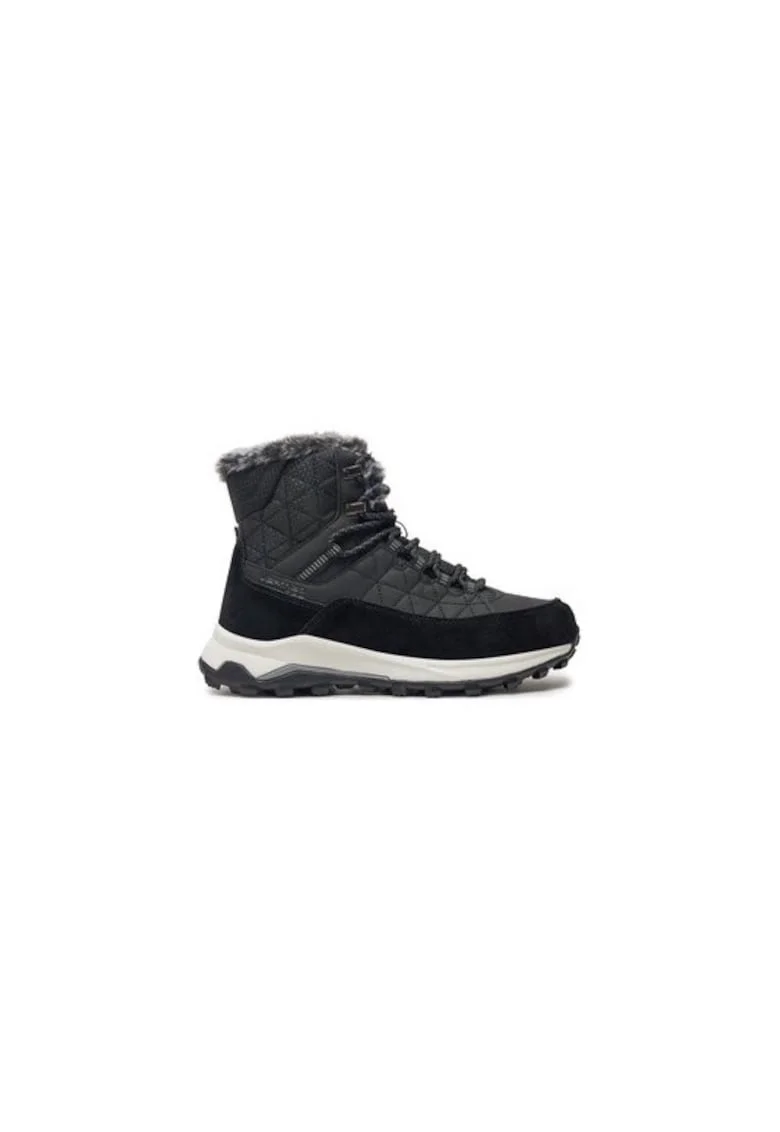 Ghete dama  304392634, Piele ecologica, Negru, Negru