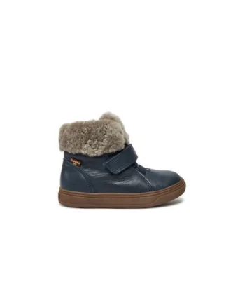 Ghete fete  304390654, Piele naturala, 29 EU, Albastru