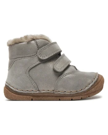 Ghete fete  304390586, Piele naturala, Gri, Gri