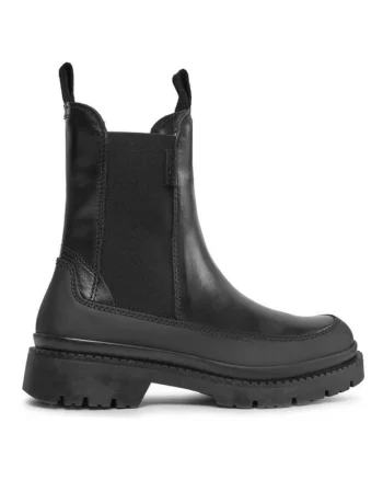 Ghete dama  303175894, Piele naturala, Negru, Negru