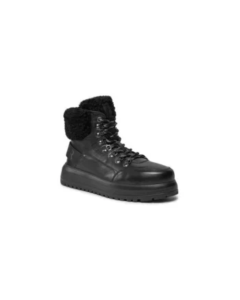 Ghete dama  303158156, Piele naturala, Negru, Negru
