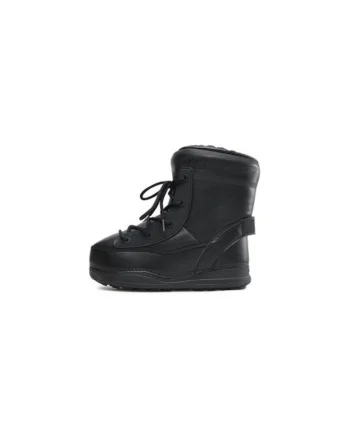 Ghete dama  300811498, Piele ecologica, Negru, Negru