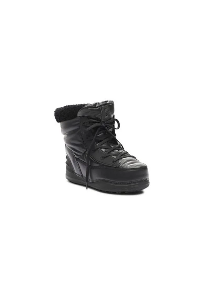 Ghete dama  300811450, Piele ecologica, Negru, Negru
