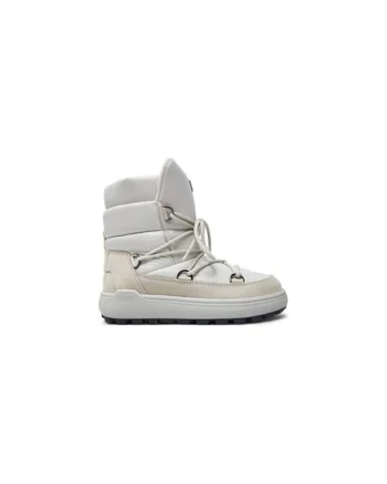 Ghete dama  304245459, Piele naturala, Alb, Alb