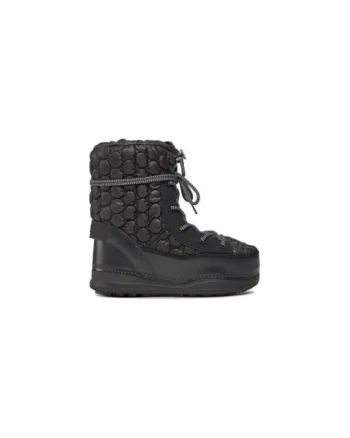 Ghete dama  303158989, Piele ecologica, Negru, Negru