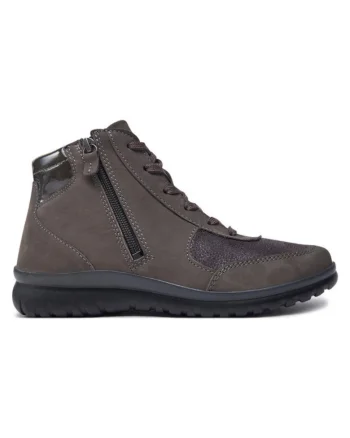 Ghete dama  304472794, Piele naturala, Gri, Gri