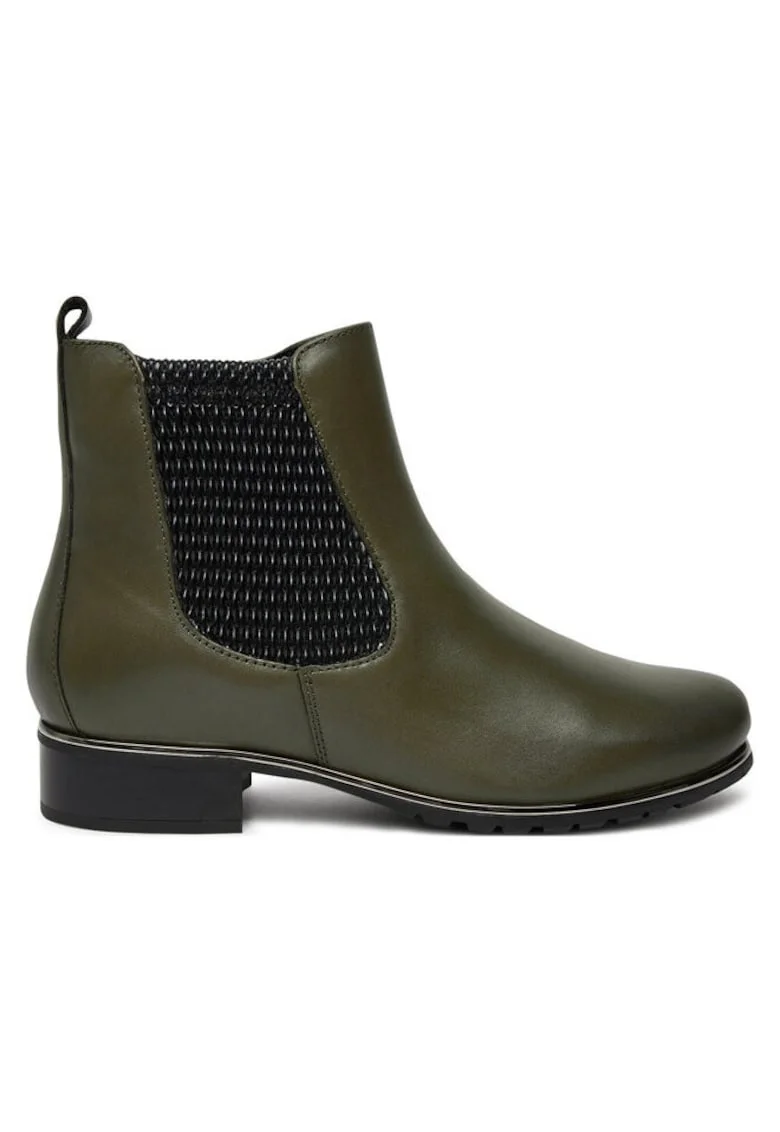 Ghete dama  304272479, Piele naturala, Verde, Verde