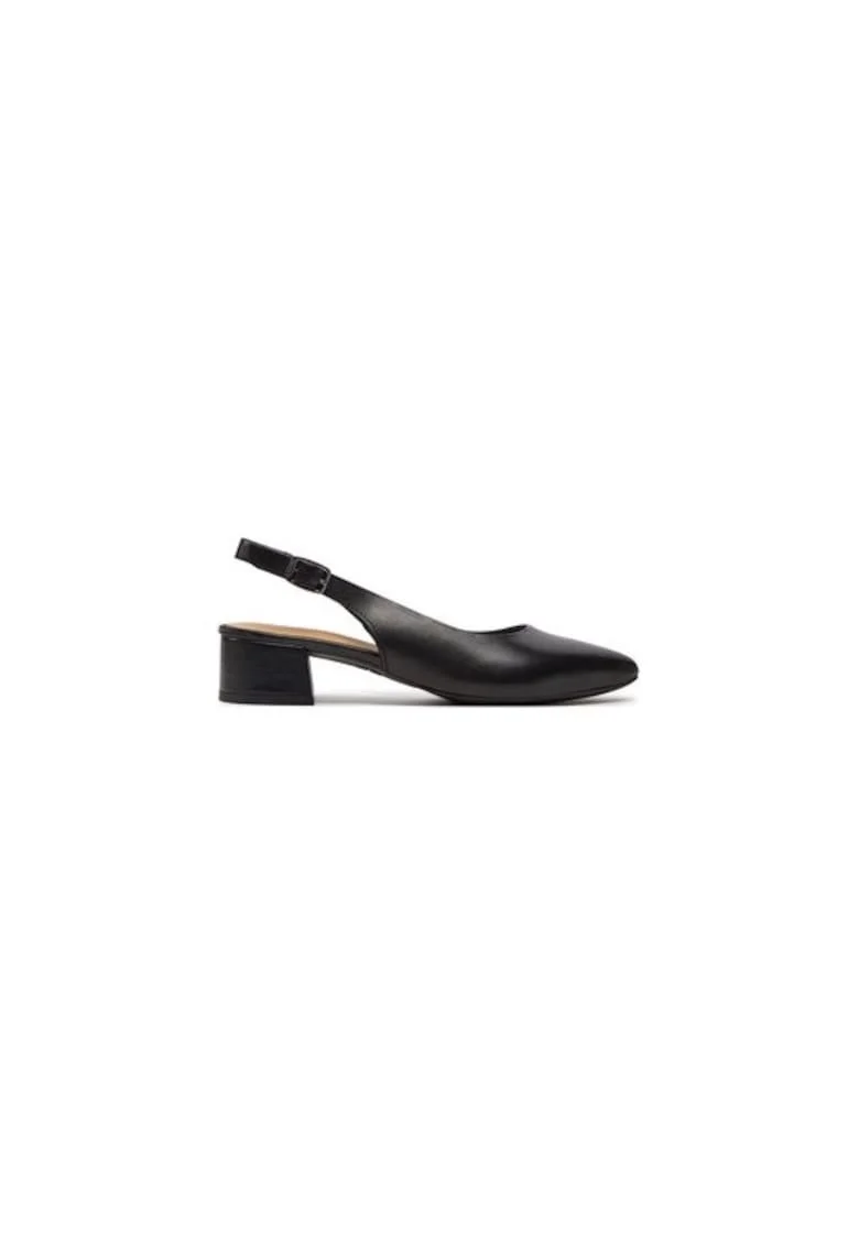 Sandale dama  303364670, Piele naturala, 41 EU, Negru