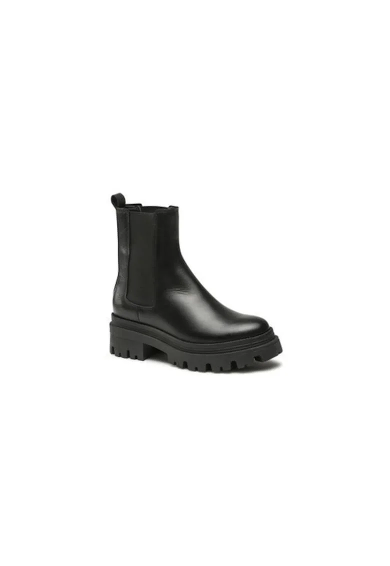 Ghete dama  303133085, Piele naturala, 39 EU, Negru