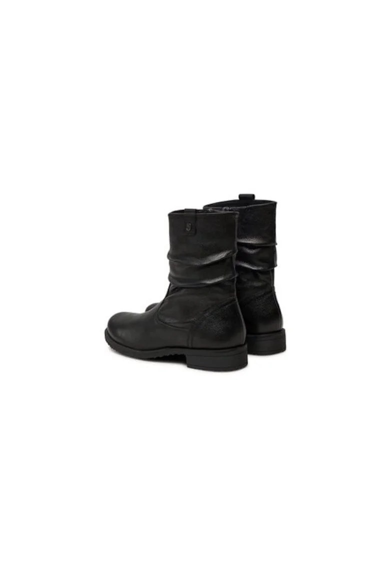 Ghete dama  304293252, Piele naturala, Negru, Negru