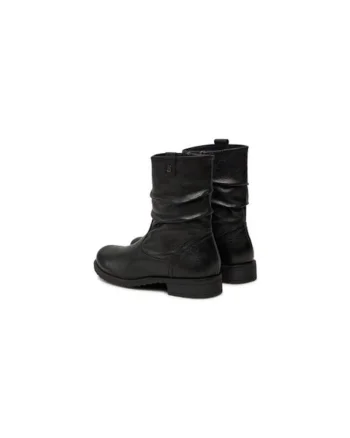 Ghete dama  304293252, Piele naturala, Negru, Negru