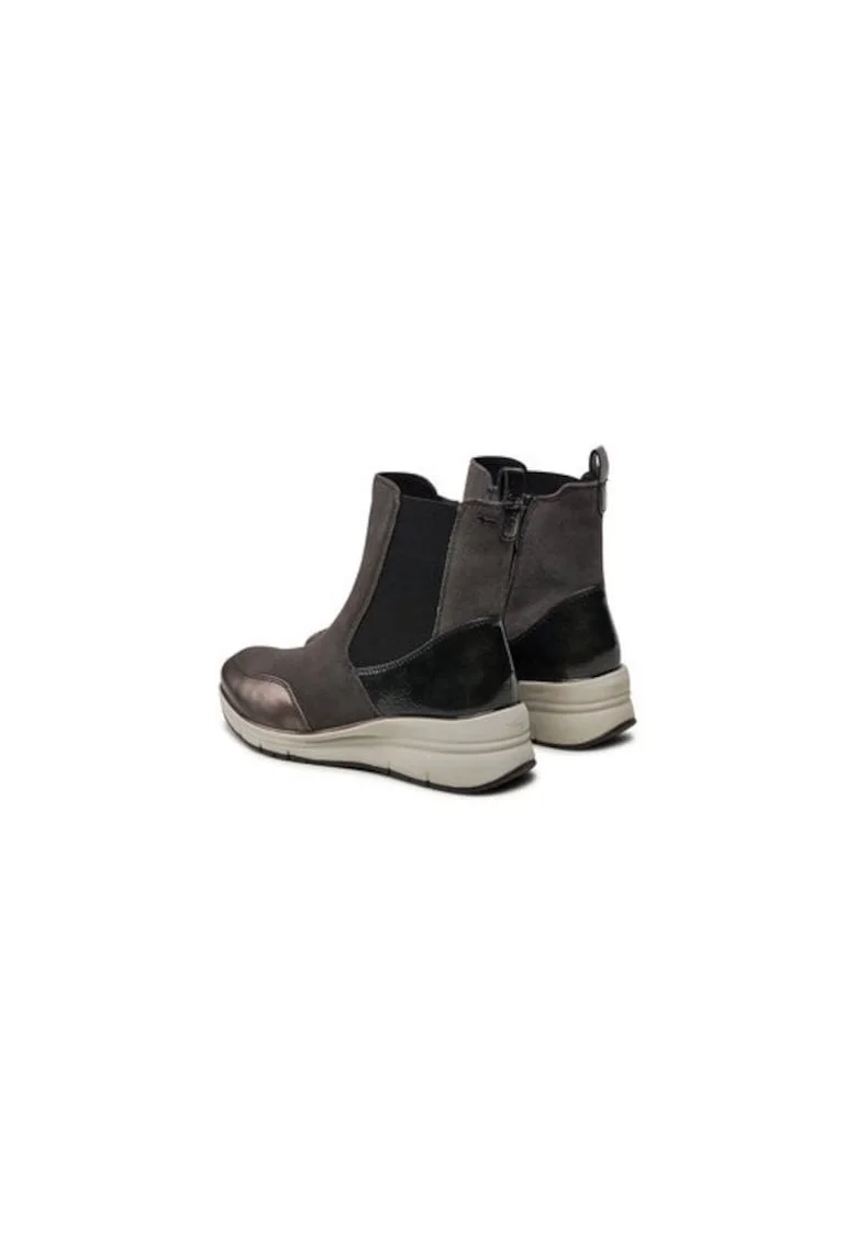 Ghete dama  304121104, Piele ecologica, Gri, Gri