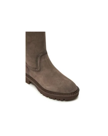 Cizme dama  304294747, Piele ecologica, Gri, Gri