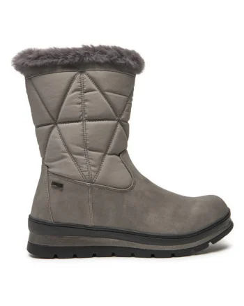 Ghete dama  304312052, Piele naturala, Gri, Gri