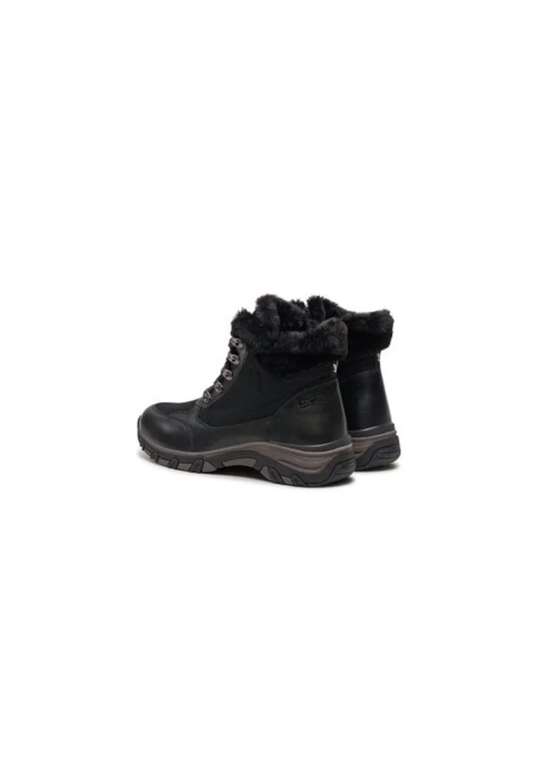 Ghete dama  304317330, Piele naturala, Negru, Negru