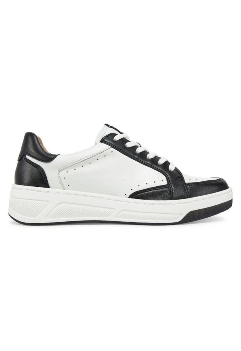 Pantofi sport dama  304664052, Piele naturala, Alb, Alb