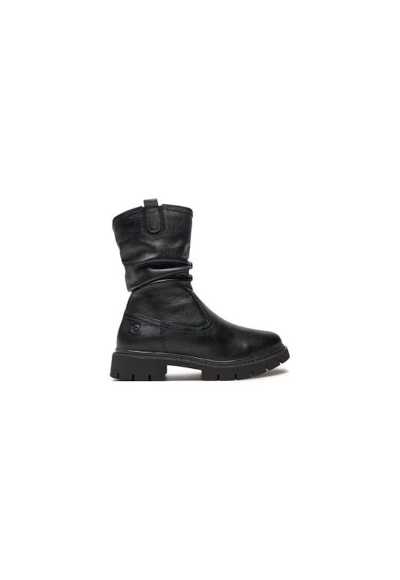 Ghete dama  304492372, Piele naturala, Negru, Negru