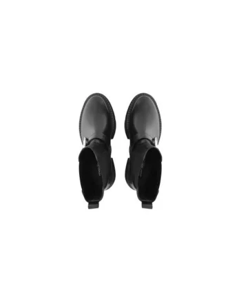 Ghete dama  304374937, Piele naturala, Negru, Negru