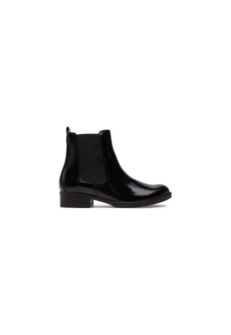 Ghete dama  304338359, Piele naturala, Negru, Negru