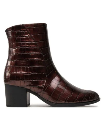Ghete dama  304338625, Piele naturala, Rosu, Rosu