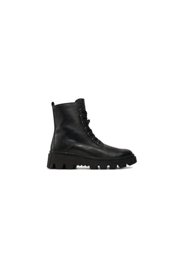 Ghete dama  304338496, Piele naturala, Negru, Negru