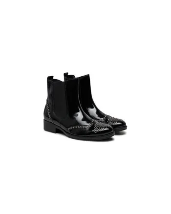 Ghete dama  304338366, Piele naturala, Negru, Negru
